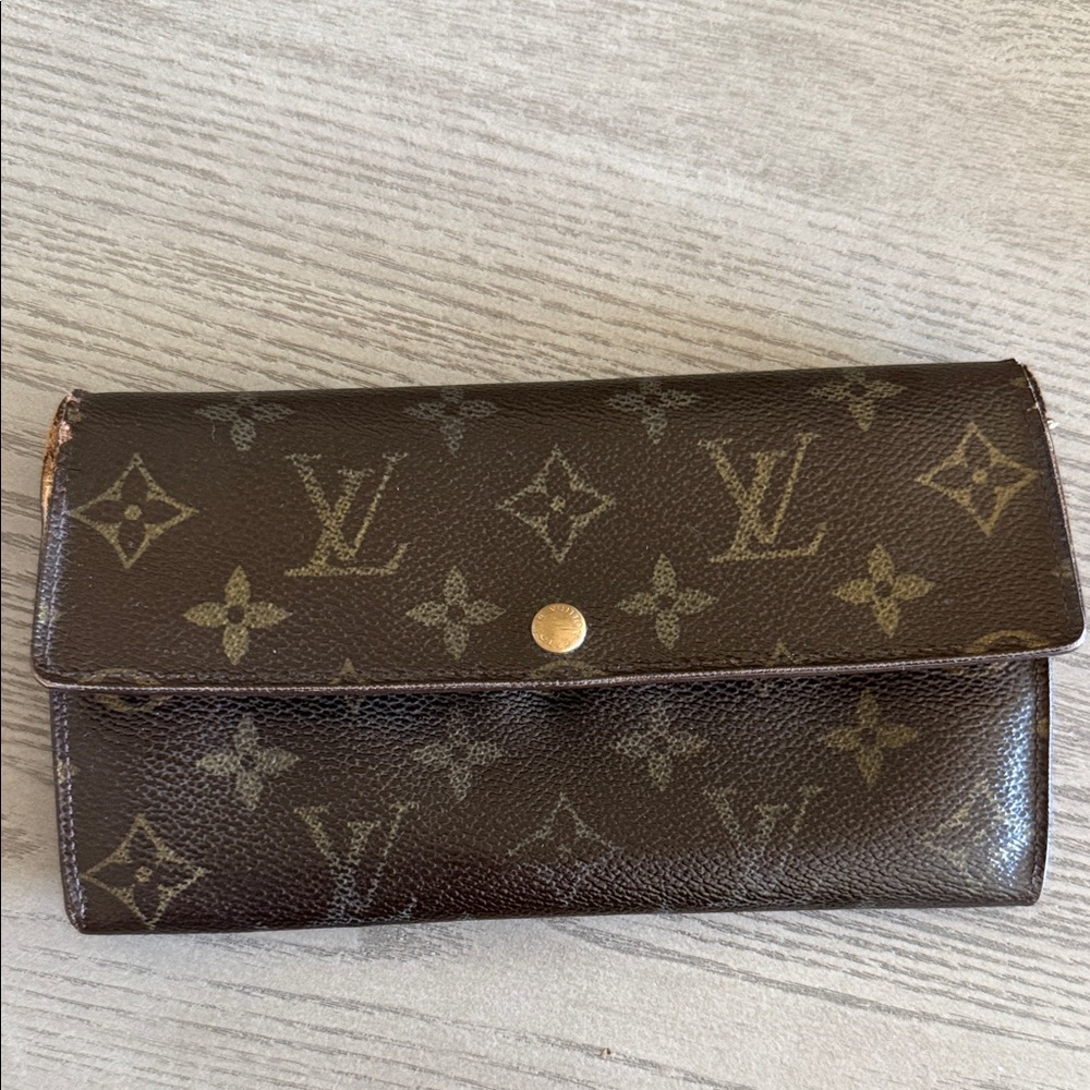 Louis Vuitton Dark Brown Monogram Wallet